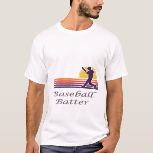 Retro Vintage Baseball Batter Hitter Baseball T-Shirt