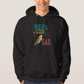 Retro Vintage Bass Fishing Fathers Day For Fisherm Hoodie