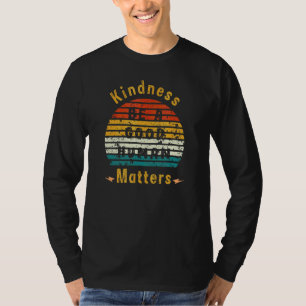 Retro Vintage Be A Good Human Kindness Matters T-Shirt