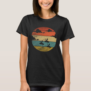 Retro vintage Bee and cute animal 4 T-Shirt