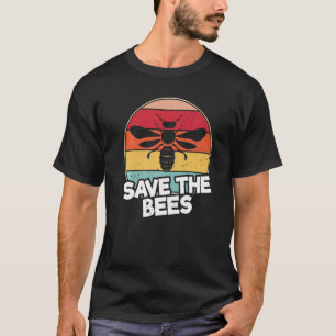 Retro Vintage Beekeepers Save The Bees Women Men T-Shirt