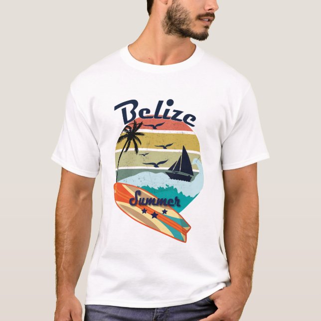 Retro vintage Belise gift summer vacation T-Shirt (Front)