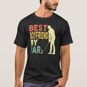 Retro Vintage Best Boyfriend By Par Golf For Men T-Shirt