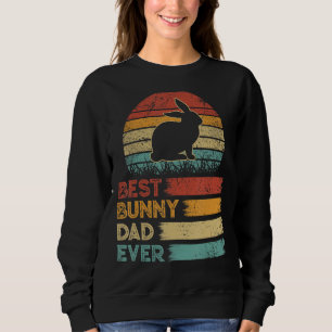 Retro Vintage Best Bunny Dad Ever Shirts Animals L