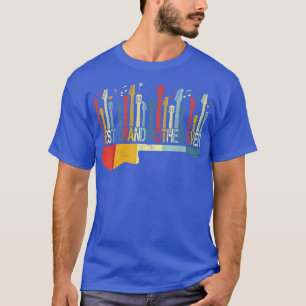 Retro Vintage Best Grandmother Ever Guitar Lover G T-Shirt