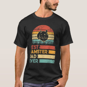 Retro Vintage Best Hamster Dad Ever Animals T-Shirt
