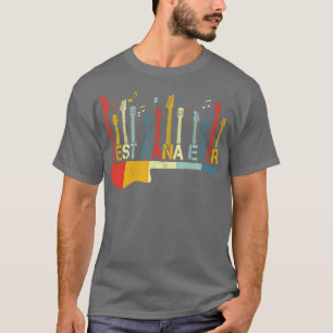 Retro Vintage Best Nana Ever Guitar Lover Guitaris T-Shirt