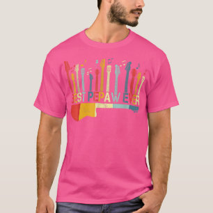 Retro Vintage Best Pepaw Ever Guitar Lover Guitari T-Shirt