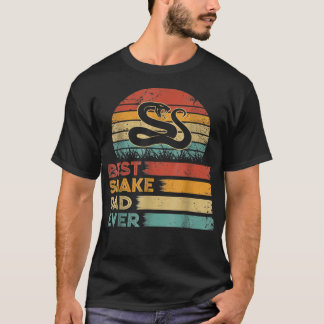 Retro Vintage Best Snake Dad Ever T-Shirt
