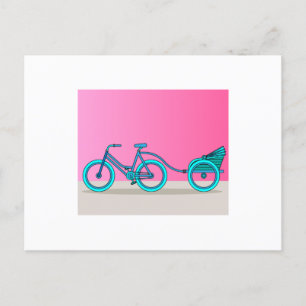 Retro Vintage Bicycle Biker Lover Postcard