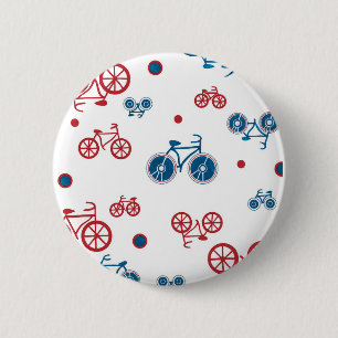 Retro Vintage Bicycle design 6 Cm Round Badge