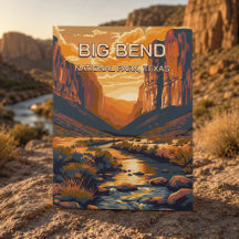Retro Vintage Big Band National Park Texas Travel