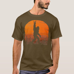 Retro Vintage Bigfoot Rock and Roll For Sasquatch  T-Shirt