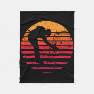 Retro Vintage Billiards Game 8 Ll Pool Player Tour Fleece Blanket