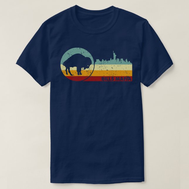 Retro Vintage Bills Mafia T-Shirt (Design Front)