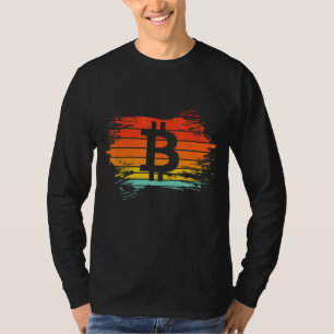 Retro Vintage Bitcoin Crypto Currency CryptoCurren T-Shirt