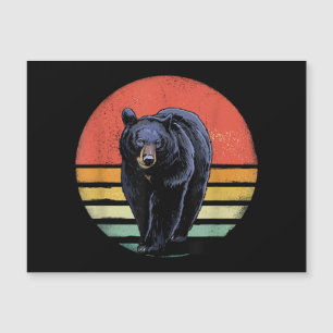 Retro Vintage Black Bear