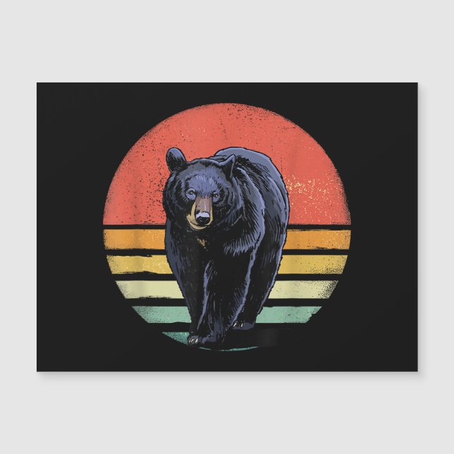 Retro Vintage Black Bear (Front)