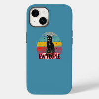 Retro Vintage Black Cat Ew People