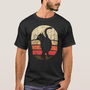 Retro Vintage Black Cat T-Shirt
