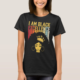 Retro Vintage Black Excellence African Pride Histo T-Shirt