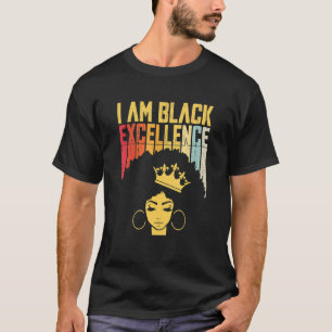 Retro Vintage Black Excellence African Pride Histo T-Shirt