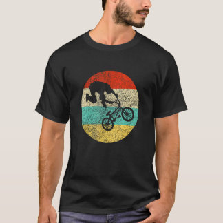 Retro Vintage Bmx Bike Rider Freestyle Street Tric T-Shirt