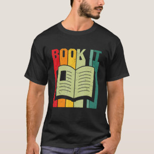 Retro Vintage Bookaholic Reader Book Nerd Bookworm T-Shirt
