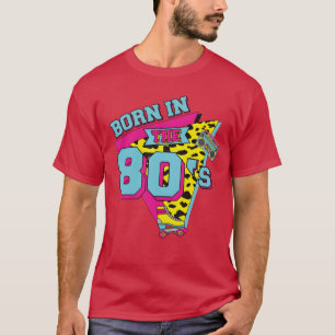 Retro Vintage Born in the 80s 70s friend T-Shirt