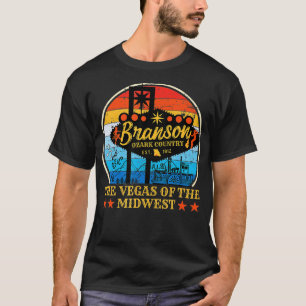 Retro Vintage Branson Missouri Vegas of the Midwes T-Shirt