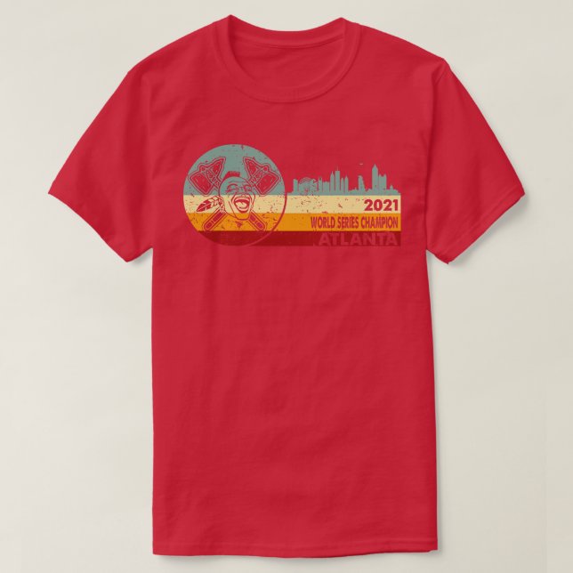 Retro Vintage Braves T-Shirt (Design Front)