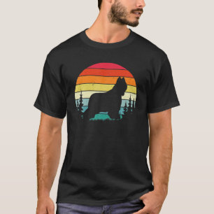 Retro Vintage Briard Dog Lover Gift Men Women T-Shirt