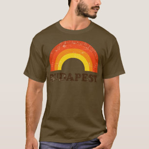 Retro Vintage Budapest Hungary Souvenir 60s Style T-Shirt
