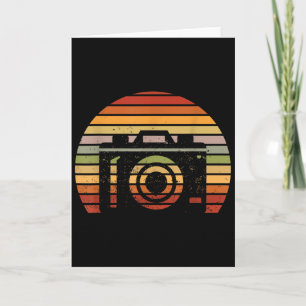 Retro Vintage Camera Picture Camera Man Photograph Card