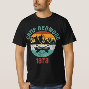 Retro Vintage Camp Redwood 1973 , Happy Birthday G T-Shirt