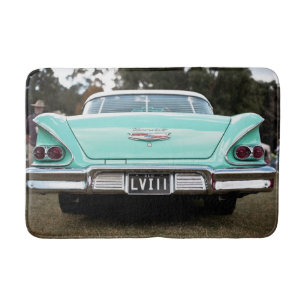 Retro vintage car bath mat