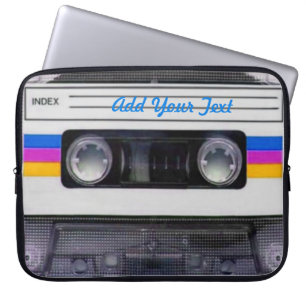 Retro Vintage Cassette Tape Music 80s Funny Laptop Sleeve