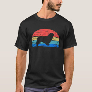 Retro Vintage Cavalier King Spaniel Cute Idea Men T-Shirt