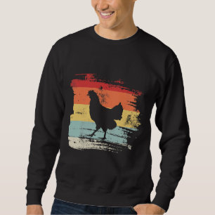 Retro Vintage Chicken Chicken Egg Sweatshirt