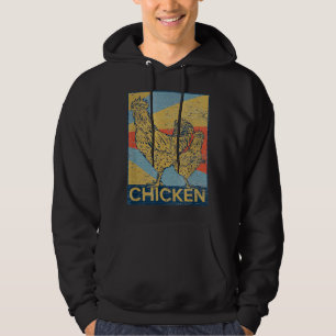 Retro vintage Chicken    Hoodie