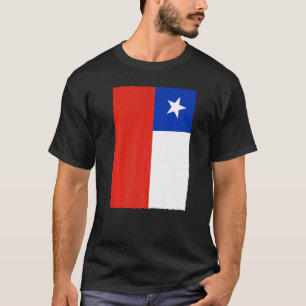 Retro Vintage Chillean National Flag Chile T-Shirt