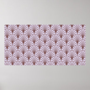 Retro vintage Chinese traditional pattern seamless Poster