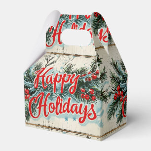 Retro Vintage Christmas: Mid Century Yuletide 2 Favour Box