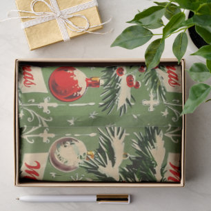 Retro Vintage Christmas: Mid Century Yuletide 3 Tissue Paper