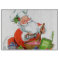 retro vintage Christmas Santa Holiday 