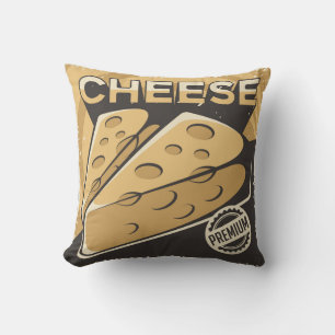 Retro Vintage Classic Cheese Cushion