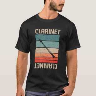 Retro Vintage Classic Clarinet Instrument Clarinet T-Shirt
