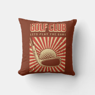 Retro Vintage Classic Grunge  Golf Putt Cushion