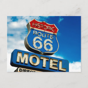 Retro Vintage Classic Landmark Americana Postcard