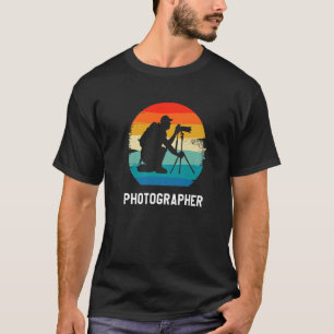 Retro Vintage Classic Photographer Photography T-Shirt
